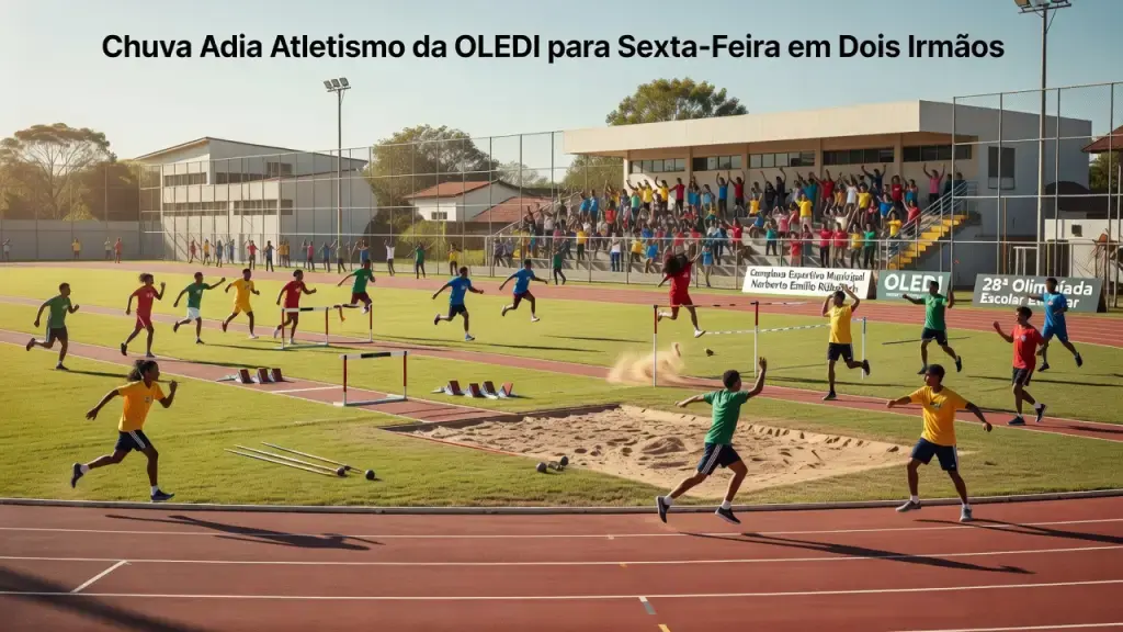 Chuva Adia Atletismo da OLEDI para Sexta-Feira em Dois Irmãos